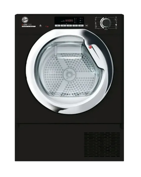 Hoover BATDH7A1TCEB-80 7kg Built-in Heat Pump Dryer - Black_main