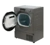 Hoover BATD H7A1TCER-80 - Anthracite & Chrome 7KG Integrated Heat Pump Tumble Dryer - WiFi Connected - A+ Energy Rating_side