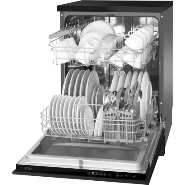 CDA SCD6011 Fully Integrated 60cm Dishwasher_Open Door View