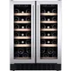 CDA CFWC624SS 60cm Freestanding Undercounter Dual Zone Wine Cooler_Front View