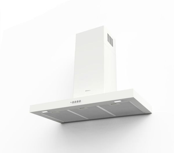 Faber Stilo Comfort White Matt Wall Mounted Chimney Cooker Hood_front