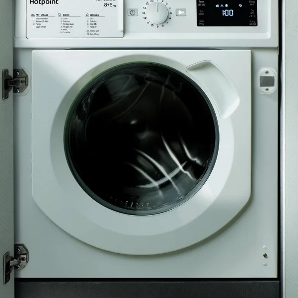 Hotpoint BIWDHG861485 8kg/6kg 1400 Spin Integrated Washer Dryer - White_product