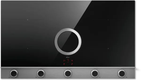 Elica NT-UNP-EVO-SS 90cm Wide Venting Hob - Black / Stainless Steel - A+ Rated_main