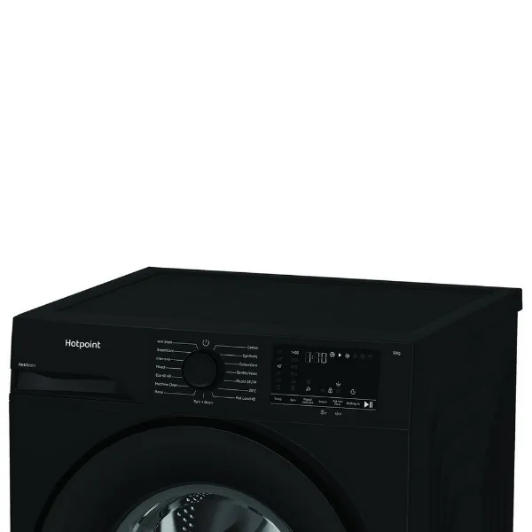 Hotpoint H 101B ANTI STAIN UK 10kg 1400 Spin Washing Machine - Black
