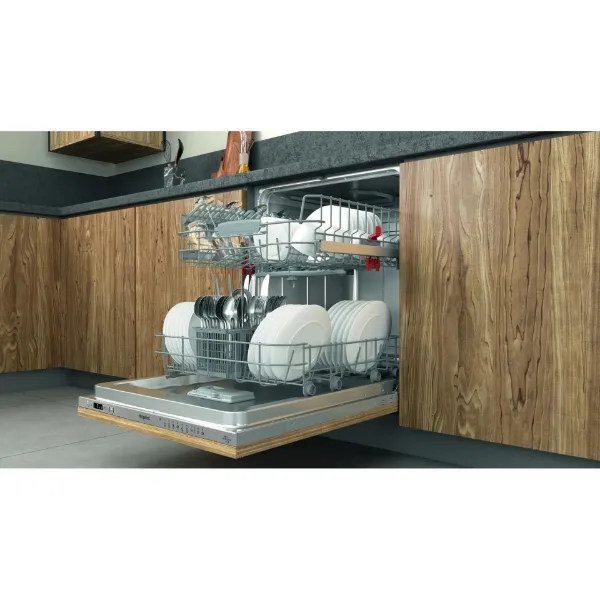 Hotpoint HP2IFC14BN6UK Integrated Dishwasher with ActiveDry - 14 Place Settings