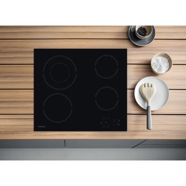 Hotpoint HR612CH 58cm Ceramic Hob - Black
