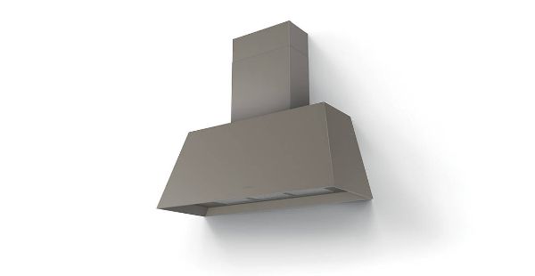 Faber Chloe XL Country Grey Matt 110cm Wall Mounted Cooker Hood_front