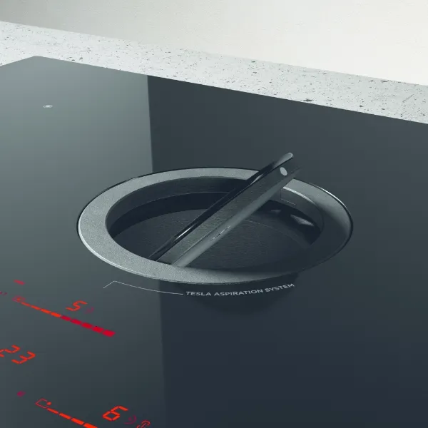 Elica NT-SWITCH-BLK-DO NikolaTesla Switch 83cm Black Induction Hob - Duct Out