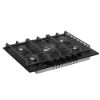 CDA HVG731MB 70cm 5 Zone Gas on Glass Hob_Angled View