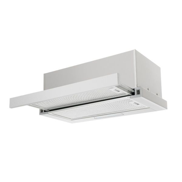 CDA CTE62SS Telescopic Cooker Hood_Angled View