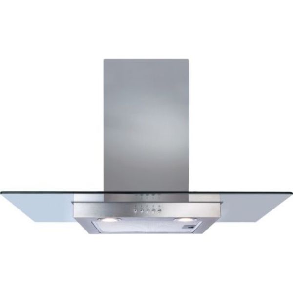 CDA ECN92SS Flat Glass Cooker Hood_Front View