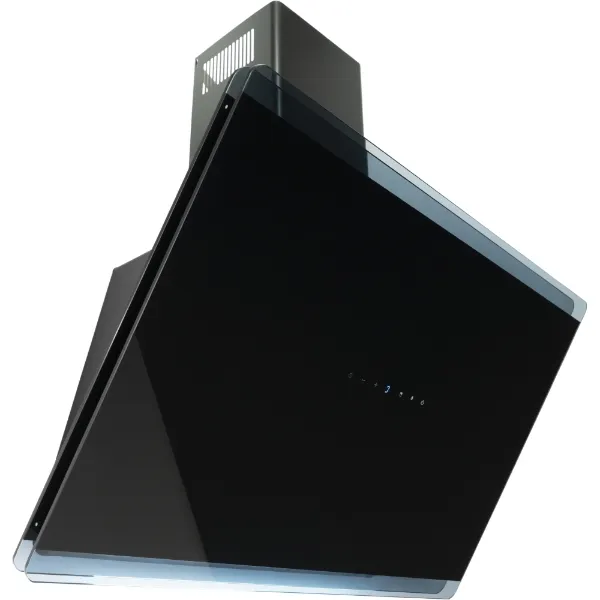 CDA EXG90BL 90cm Angled Cooker Hood_Angled View