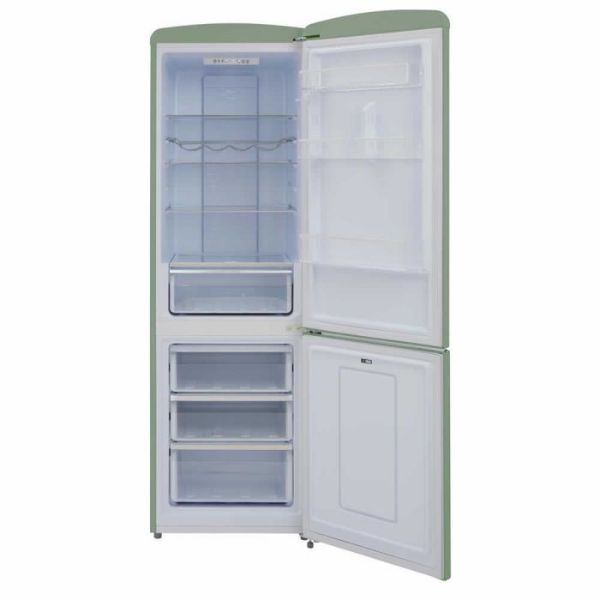 CDA Florence-Meadow Freestanding 60/40 Fridge Freezer_Open Door View