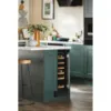 CDA CFWC304BL 30cm Freestanding Undercounter Single Zone Wine Cooler_Installed Kitchen View