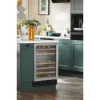 CDA CFWC604SS 60cm Freestanding Undercounter Dual Zone Wine Cooler_Installed Kitchen View