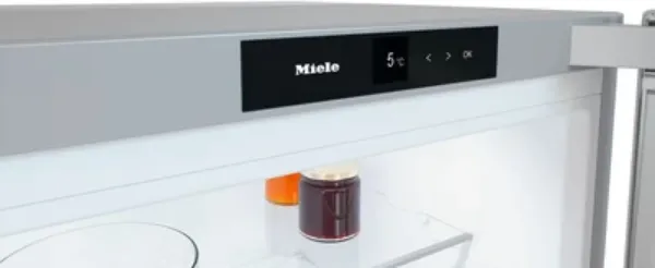 Miele KS4383DD Freestanding Larder Fridge - Silver - D Rated_detail