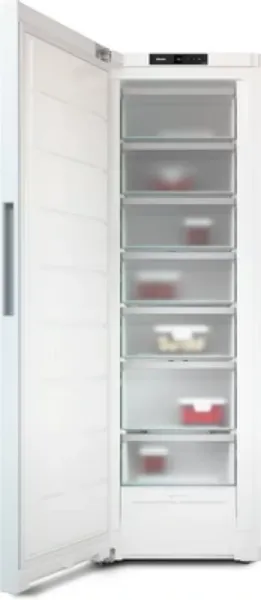 Miele FNS4382D Freestanding Upright Freezer Frost Free - White - D Rated_open
