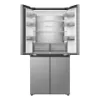 Haier HCR58S18DNMM 60/40 Fridge Freezer - Inox_top open
