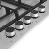 Beko HIAW75225SXE 75cm Gas Hob with Front Knob Controls - Stainless Steel_dials
