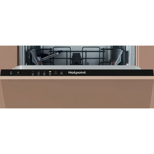 Hotpoint HP2ID10CS80UK  Integrated Slimline Dishwasher - 10 Place Settings_close up