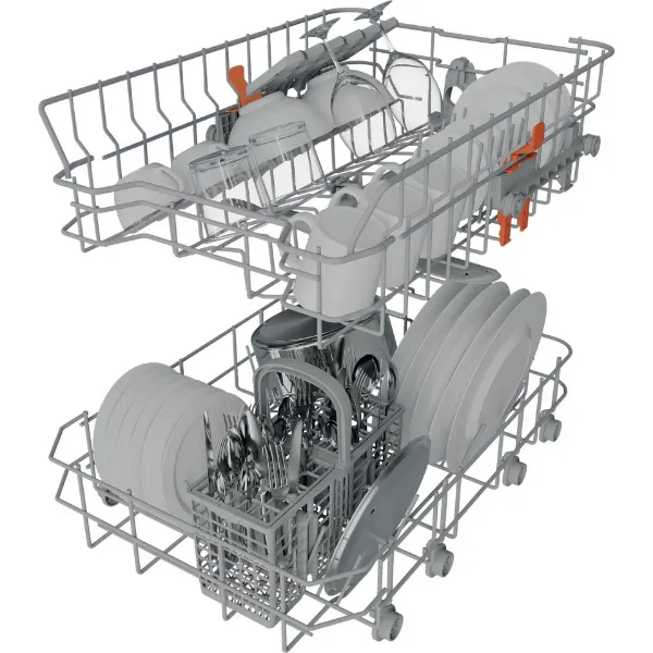 Hotpoint HP2ID10CS80UK  Integrated Slimline Dishwasher - 10 Place Settings_inside