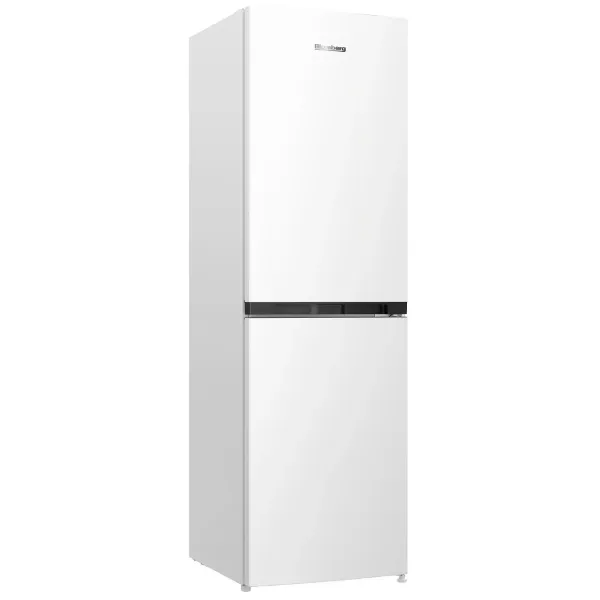 Blomberg KNE4582VW Fridge Freezer - White_angled view