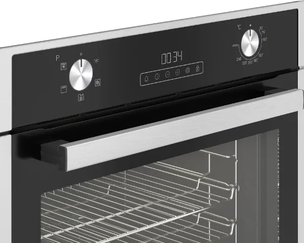 Blomberg ROEN7201X 72L Single Electric Oven - Inox_angled view 