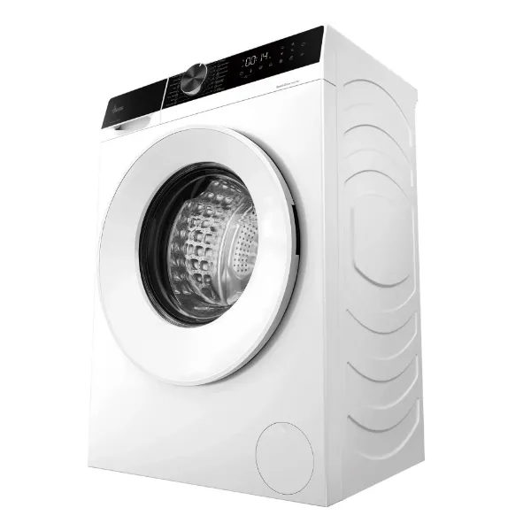Hoover HGWD 485S8C-80 5kg/1400 Spin Washer Dryer - White_angled view 
