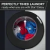 Hoover HGWD 485S8C-80 5kg/1400 Spin Washer Dryer - White_start delay
