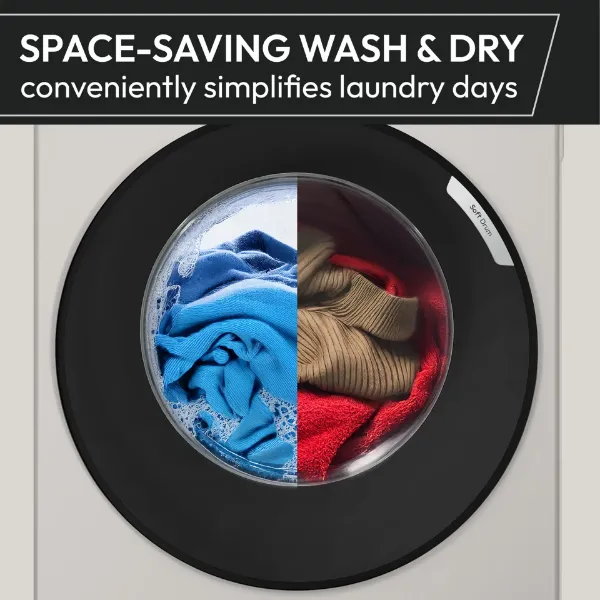 Hoover HGWD 485S8C-80 5kg/1400 Spin Washer Dryer - White_wash and dry