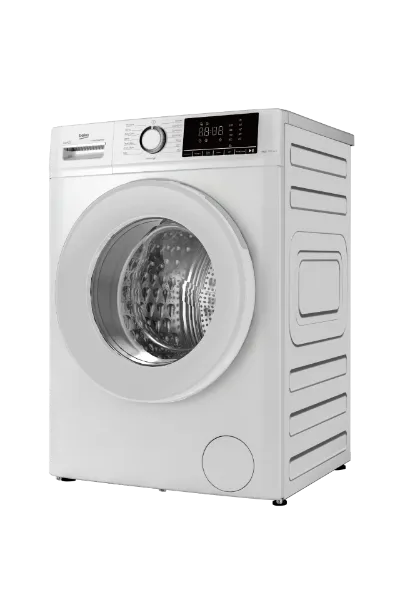 Beko BWC8121W Freestanding 8kg 1200rpm Washing Machine - White_angled view