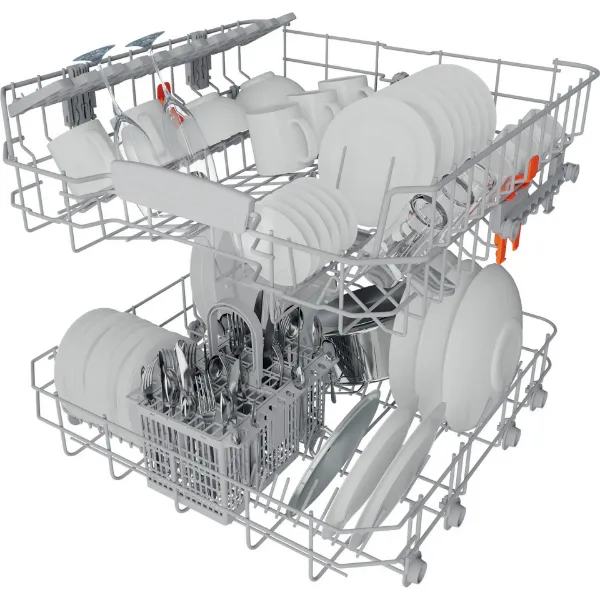 Hotpoint HP2FFC14BN6WUK Dishwasher with ActiveDry - White - 14 Place Settings_contents