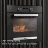 Miele H 2465 BP 59.5cm Built In Electric Single Oven - Black & Stainless Steel_capacity