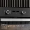 Miele H 2465 BP 59.5cm Built In Electric Single Oven - Black & Stainless Steel_easy control