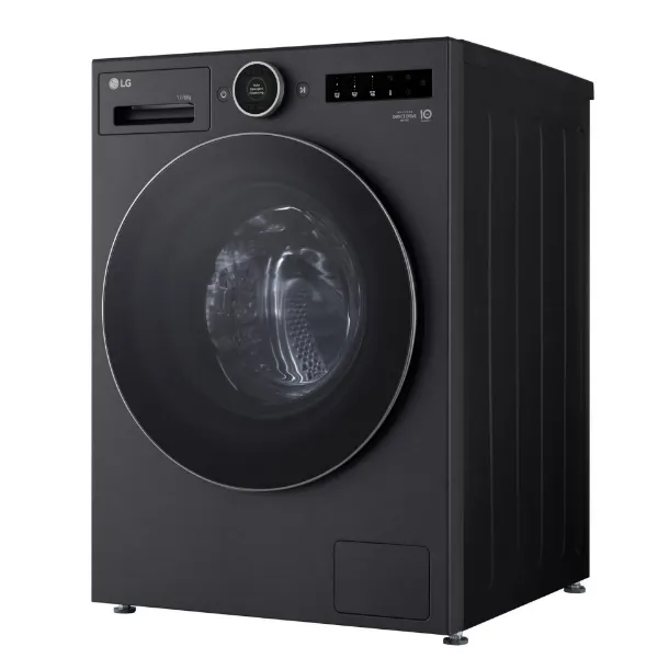 LG Series 10 AI Direct Drive WHX9516TBC - 11 kg Autodose Heat Pump Washer Dryer - Black