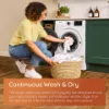 Hotpoint HBD8680GANTISTAINUK 8kg 1400 Spin Washing Machine - Graphite