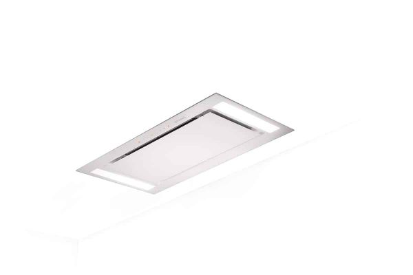 Faber Heaven Glass 2.0 EV8+ KL WH A90 White Glass 90cm Ceiling Cooker Hood_front