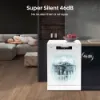 Hisense HS642D90WUK Full-Size Dishwasher - White - 14 Place Settings_silent