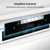 Hisense HS642D90WUK Full-Size Dishwasher - White - 14 Place Settings_control