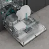 Hisense HV16AUK Full-Size Fully Integrated Dishwasher - 16 Place Settings_room view open 2