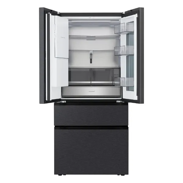 LG GMGS50DEEP 550L No Frost American Style French Door InstaView Fridge Freezer - Black