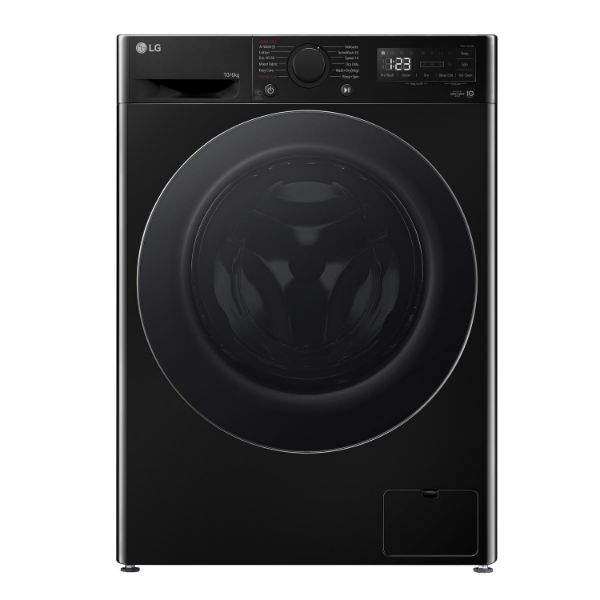 LG FWY706NCTN1 10kg/6kg 1400 Spin Washer Dryer - Onyx Black