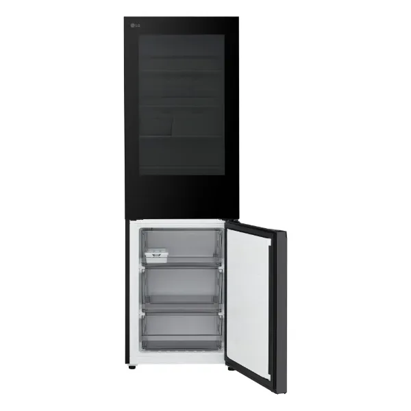 LG GBGS514CEV InstaView Total No Frost Fridge Freezer - Black