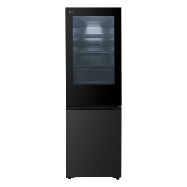 LG GBGS514CEV InstaView Total No Frost Fridge Freezer - Black