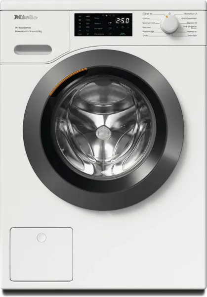 Miele WED385 WCS 9kg 1400 Spin Washing Machine - White_front view