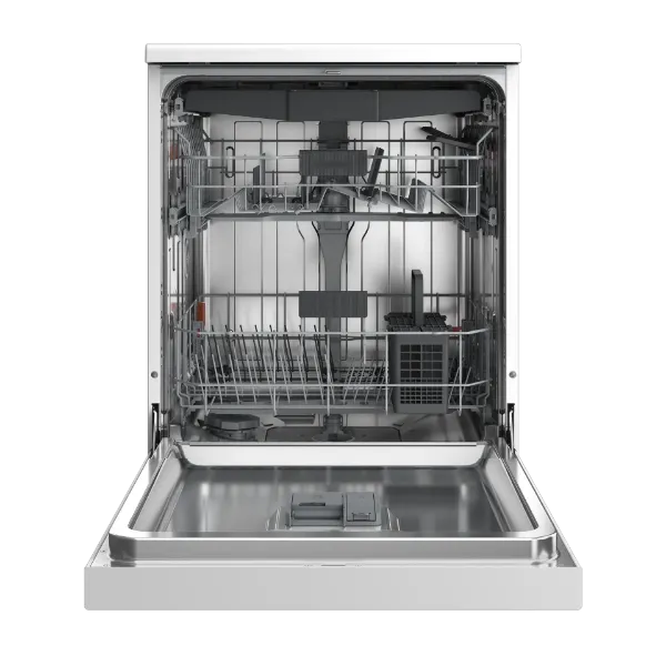 Blomberg LDF53400W Dishwasher - White - 15 Place Settings_front open