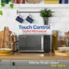 Russell Hobbs RHMT2045S 20 Litre Touch Control Digital Microwave - Silver_touch control
