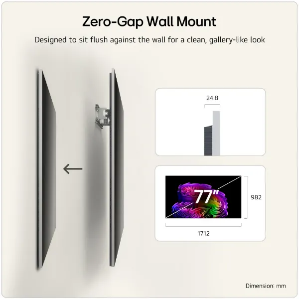 LG OLED77G64LW.AEK 77" 4K OLED 4K Smart TV - Wall mount version_wall mount