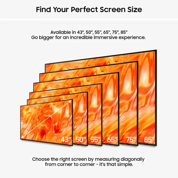 Samsung QE65QN73HAUXXU 65" 4K Neo QLED Vision AI Smart TV_screen size