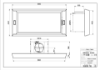 Faber Heaven Compact EV8 X A90 White Glass/Stainless Steel 90cm Ceiling Cooker Hood_diagram